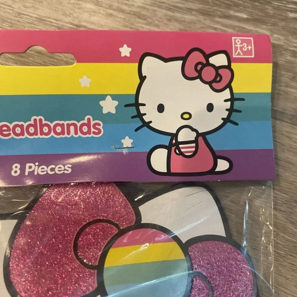 hello kitty party Hat Headbands Decorations with hello Kitty & Friends Set Of 8